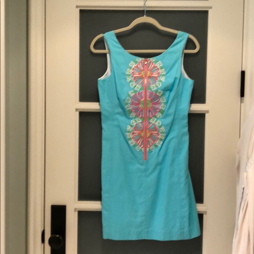 Lilly Pulitzer Turquoise Sleeveless Sundress 2
